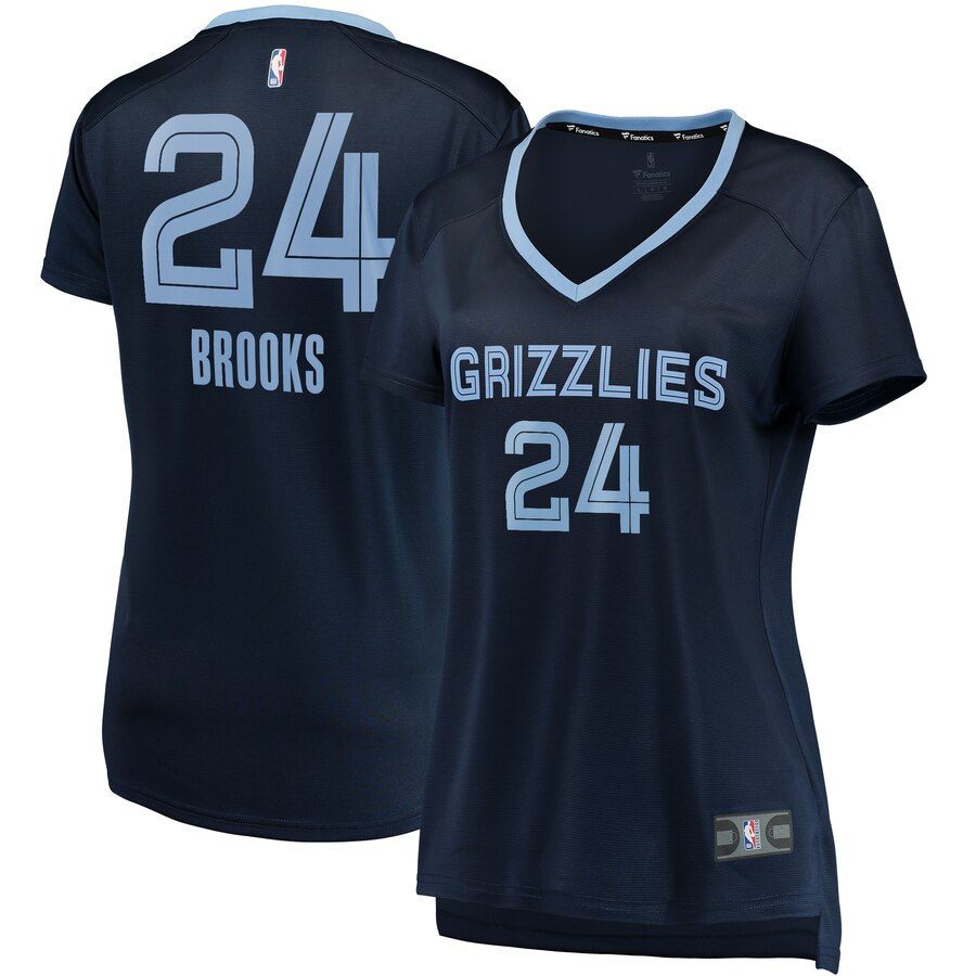 Dillon Brooks Memphis Grizzlies Fanatics Branded Women's Fast Break Player Basketball Jersey - Icon Edition - Navy
