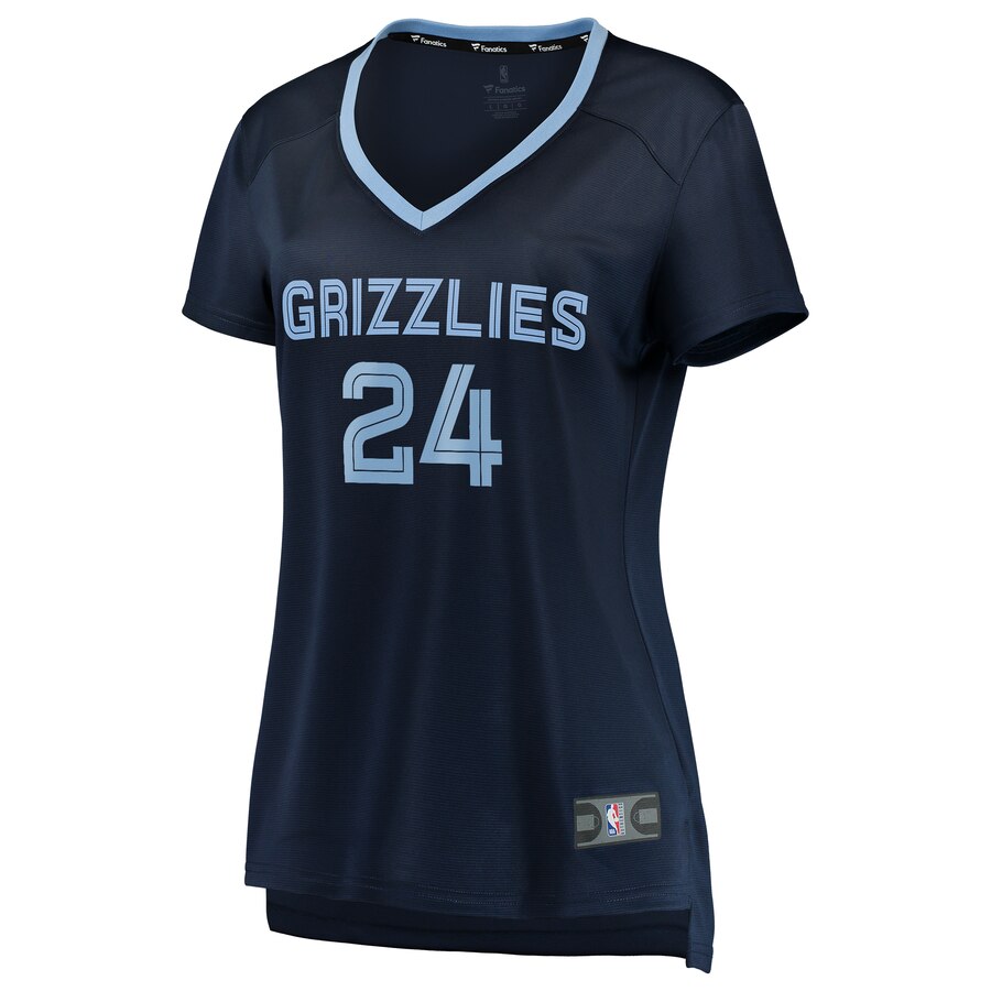 Alternative view of Dillon Brooks Memphis Grizzlies Fanatics Branded Women's Fast Break Player Basketball Jersey - Icon Edition - Navy