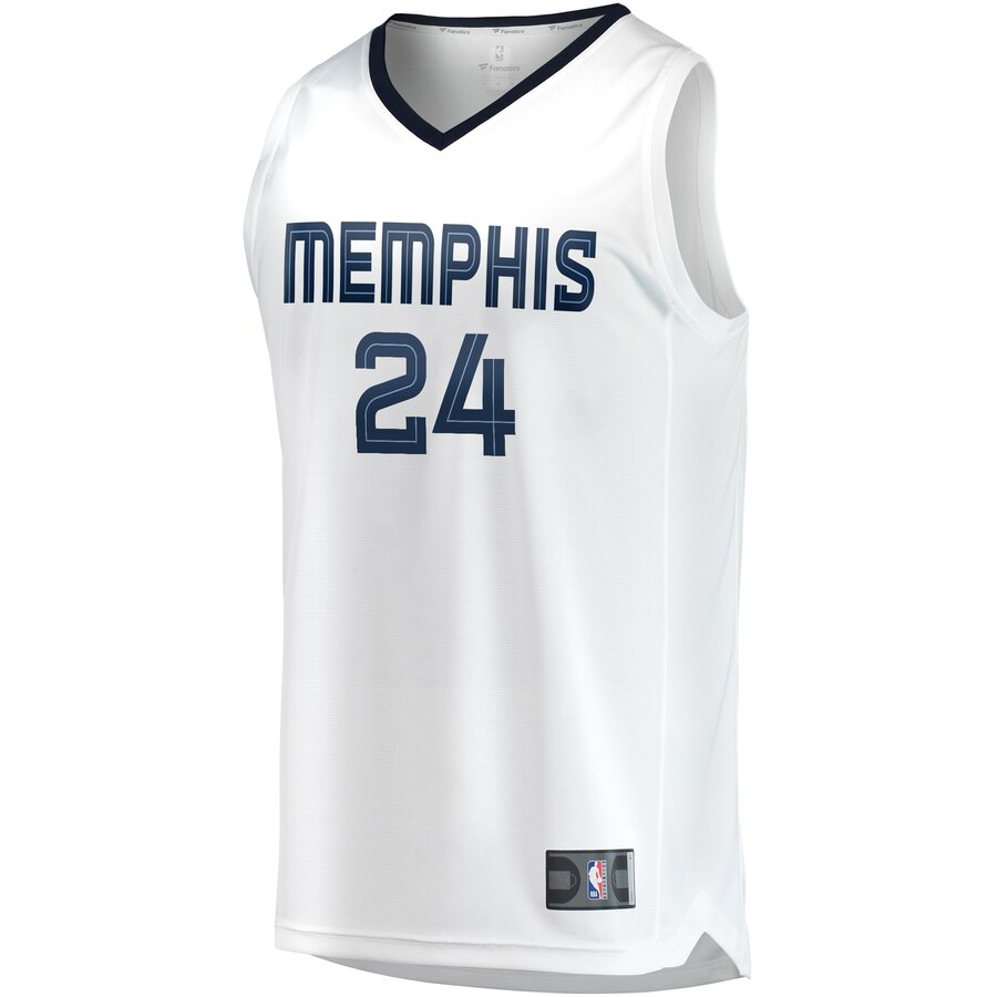 Alternative view of Dillon Brooks Memphis Grizzlies Fanatics Branded Youth Fast Break Player Basketball Jersey - Association Edition - White