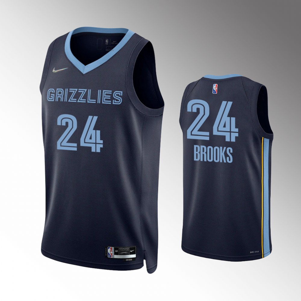 Dillon Brooks Memphis Grizzlies Icon Edition Navy Swingman Basketball Jersey 21-22