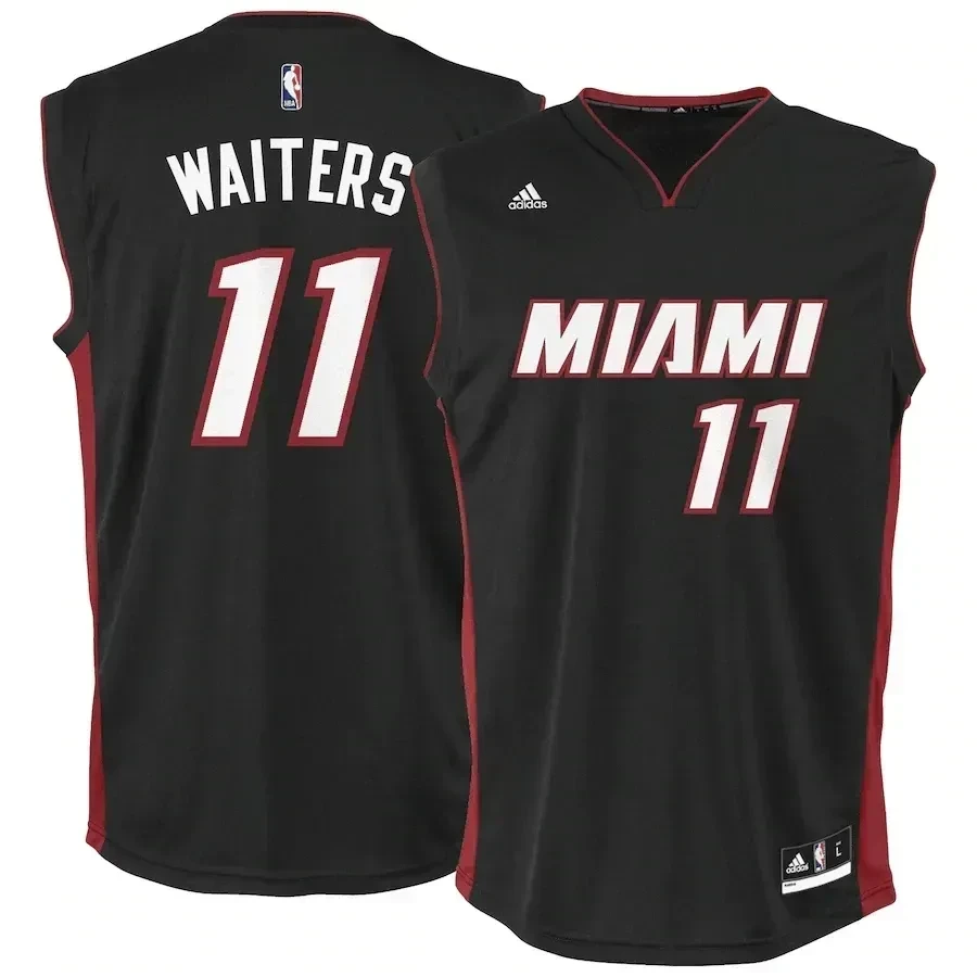 Dion Waiters Miami Heat Road Basketball Jersey - Black - JS178 