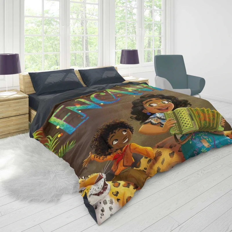 Alternative view of Disney Encanto Kids Movie Madrigal Duvet Cover - Custom Bedding Set