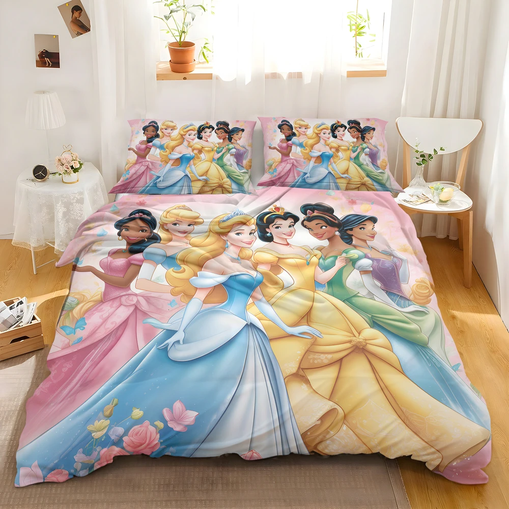 Alternative view of Disney Princess Bedding Set Twin Queen Size - Custom Bedding Set