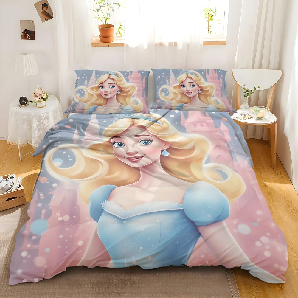 Alternative view of Disney Princess Cinderella Stencil Art Bedding Set - Custom Bedding Set