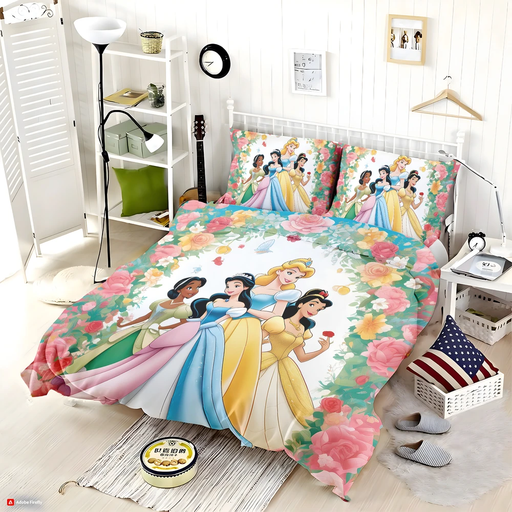 Disney Princess Teen Girls Bedroom Bedding Set - Custom Bedding Set