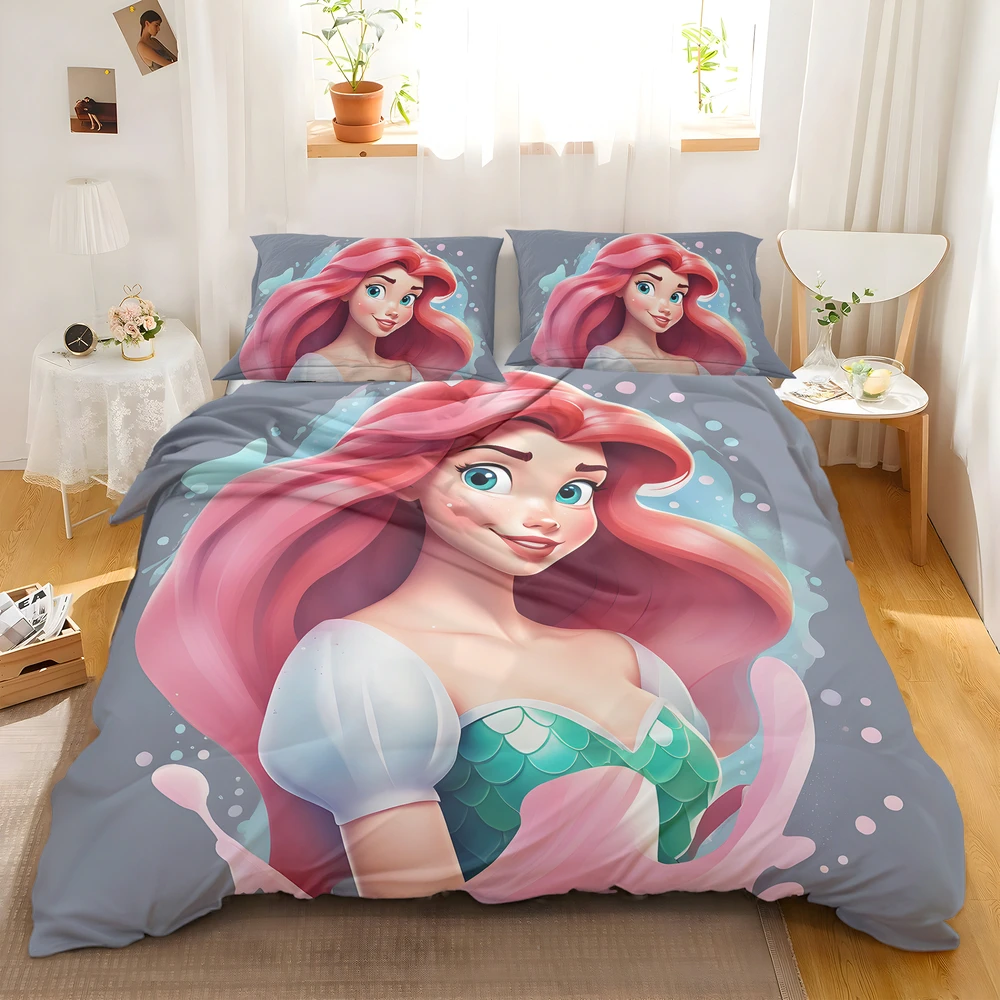Alternative view of Disney's Little Mermaid Princess Bedding Set Twin Queen Size - Custom Bedding Set