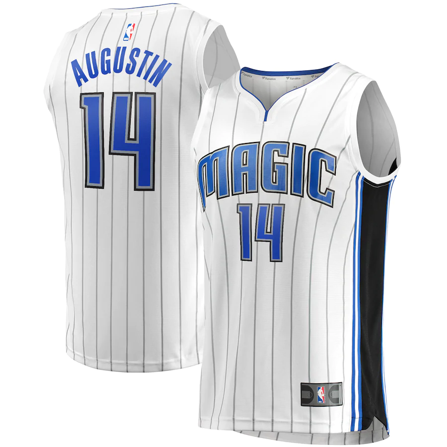 Dj Augustin Orlando Magic Fanatics Branded Fast Break Replica Player Team Basketball Jersey - Association Edition - White