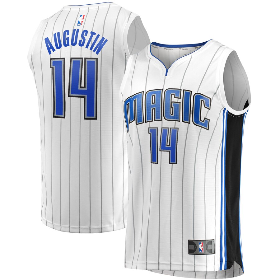 Dj Augustin Orlando Magic Fanatics Branded Youth Fast Break Replica Player Basketball Jersey - Association Edition - White