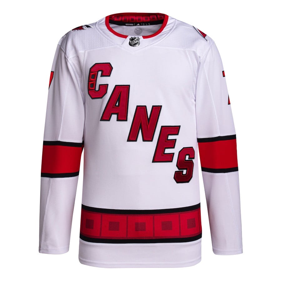 Alternative view of Dmitry Orlov 7 Carolina Hurricanes Away Primegreen Hockey Jersey - Men, White - JS315 
