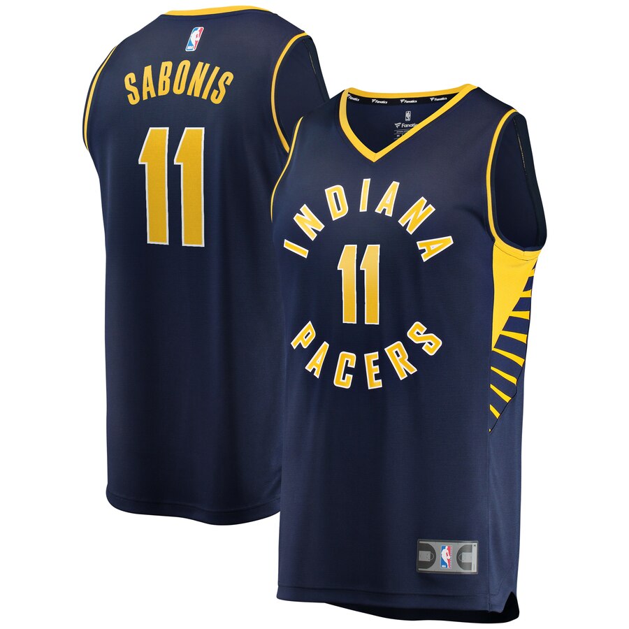 Domantas Sabonis Indiana Pacers Fanatics Branded Youth Fast Break Player Replica Basketball Jersey - Icon Edition - Navy