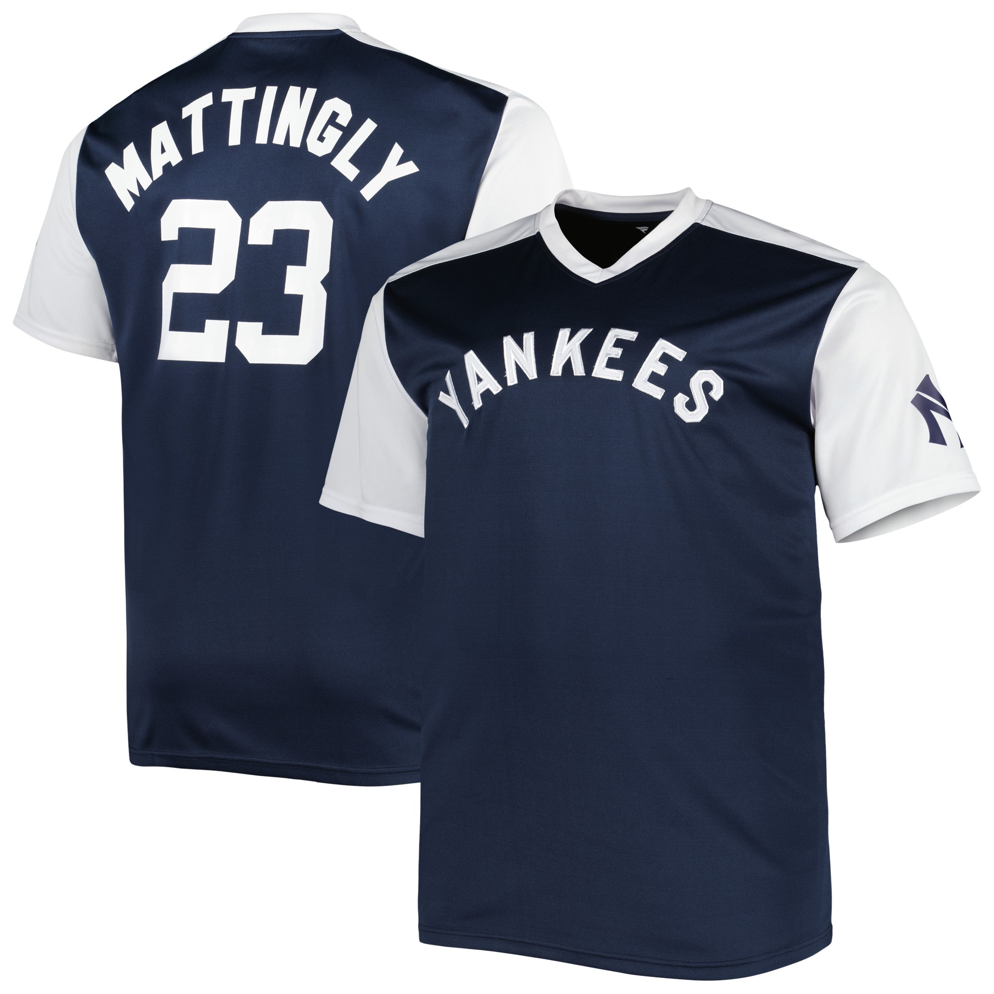 Don Mattingly New York Yankees Cooperstown Collection Replica Player Baseball Jersey – Navy/white
