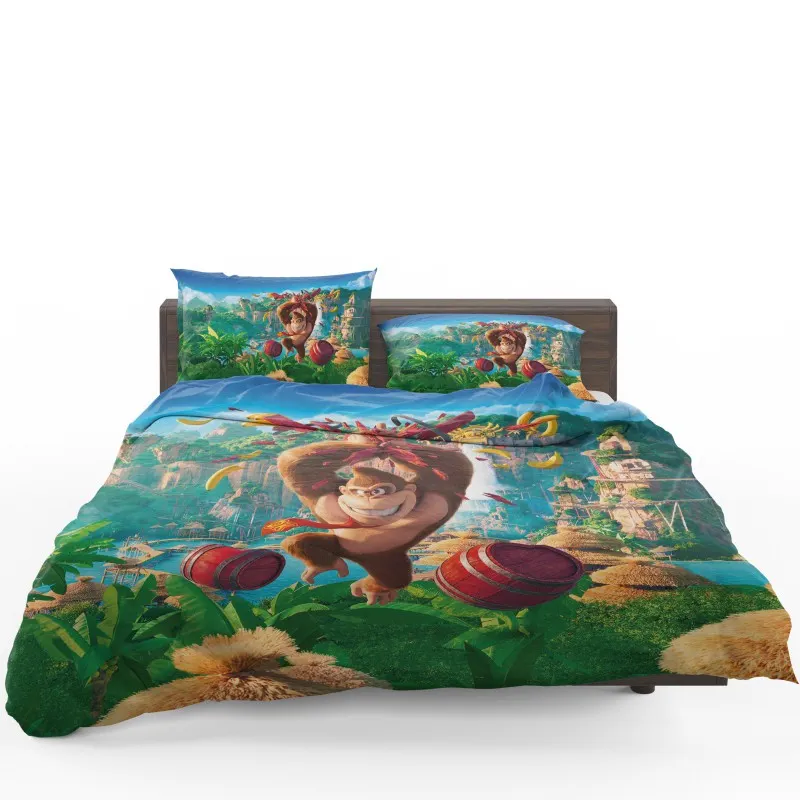 Donkey Kong Mario Bros Rivalry Bedding Set - Custom Bedding Set