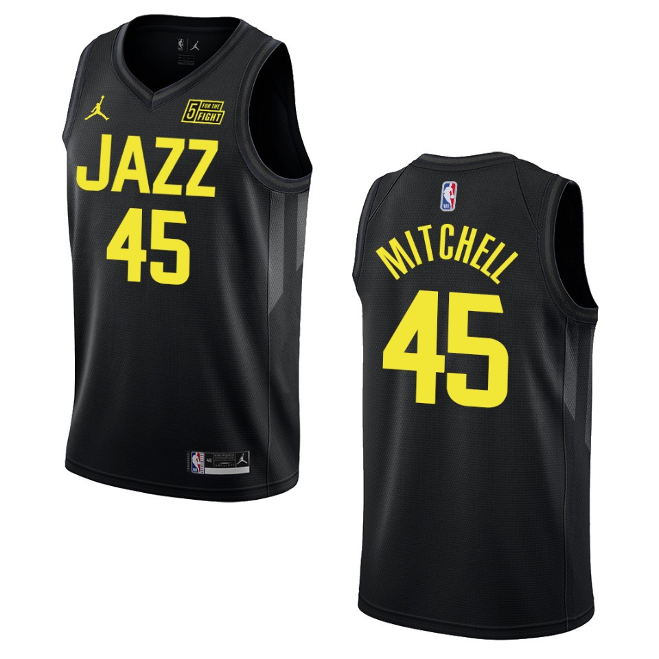 Donovan Mitchell Black Statement Edition 2022-23 Utah Jazz Swingman Basketball Jersey