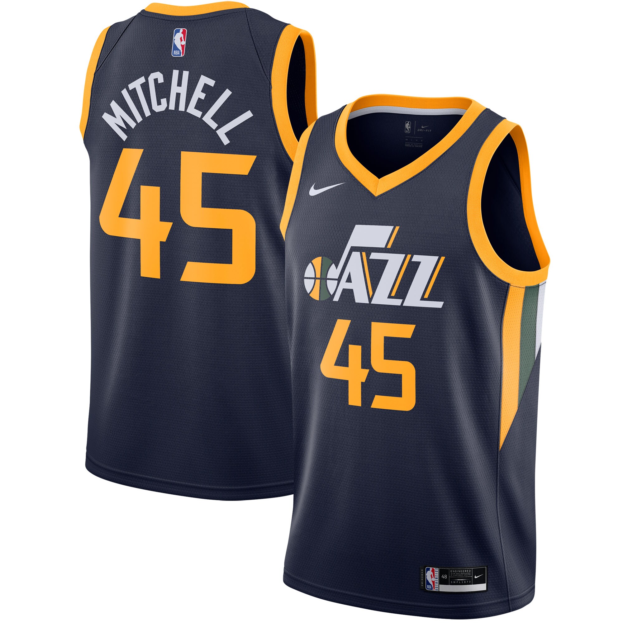 Donovan Mitchell Utah Jazz 2020/21 Swingman Basketball Jersey – Navy – Icon Edition