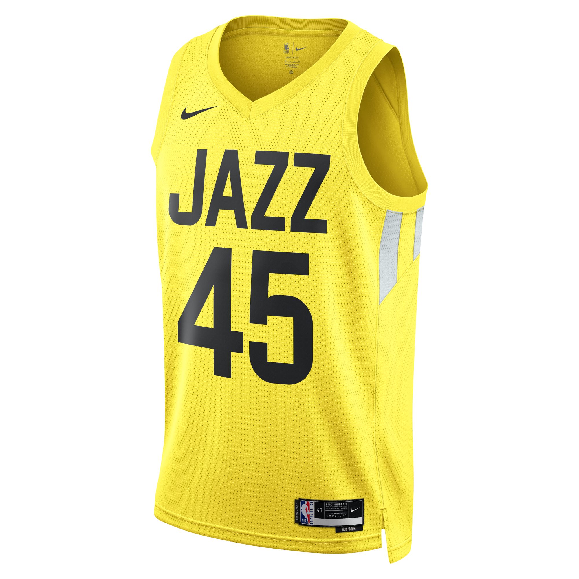 Alternative view of Donovan Mitchell Utah Jazz Unisex Swingman Basketball Jersey – Icon Edition – Gold