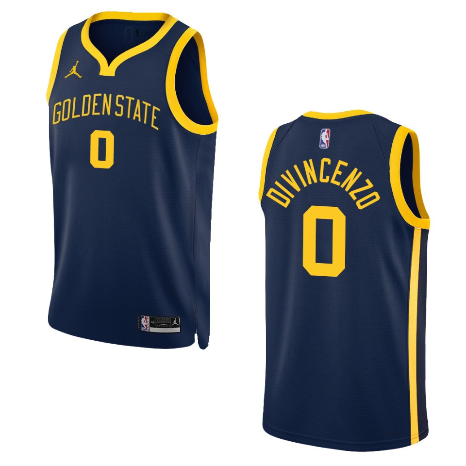 Donte Divincenzo Navy Statement Edition 2022-23 Golden State Warriors Swingman Basketball Jersey