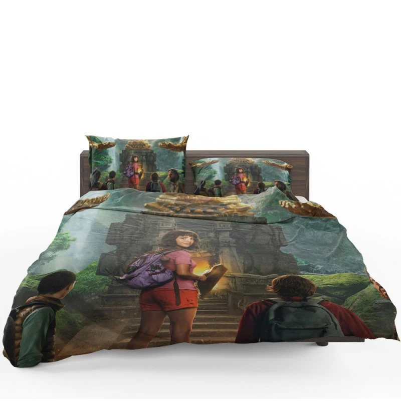 Dora And The Lost City Of Gold Movie Isabela Merced Bedding Set - Custom Bedding Set