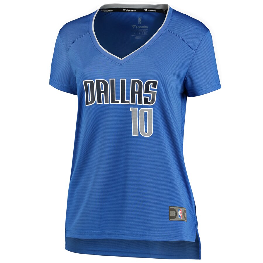 Alternative view of Dorian Finney-smith Dallas Mavericks Fanatics Branded Women's Fast Break Replica Player Basketball Jersey Blue - Icon Edition