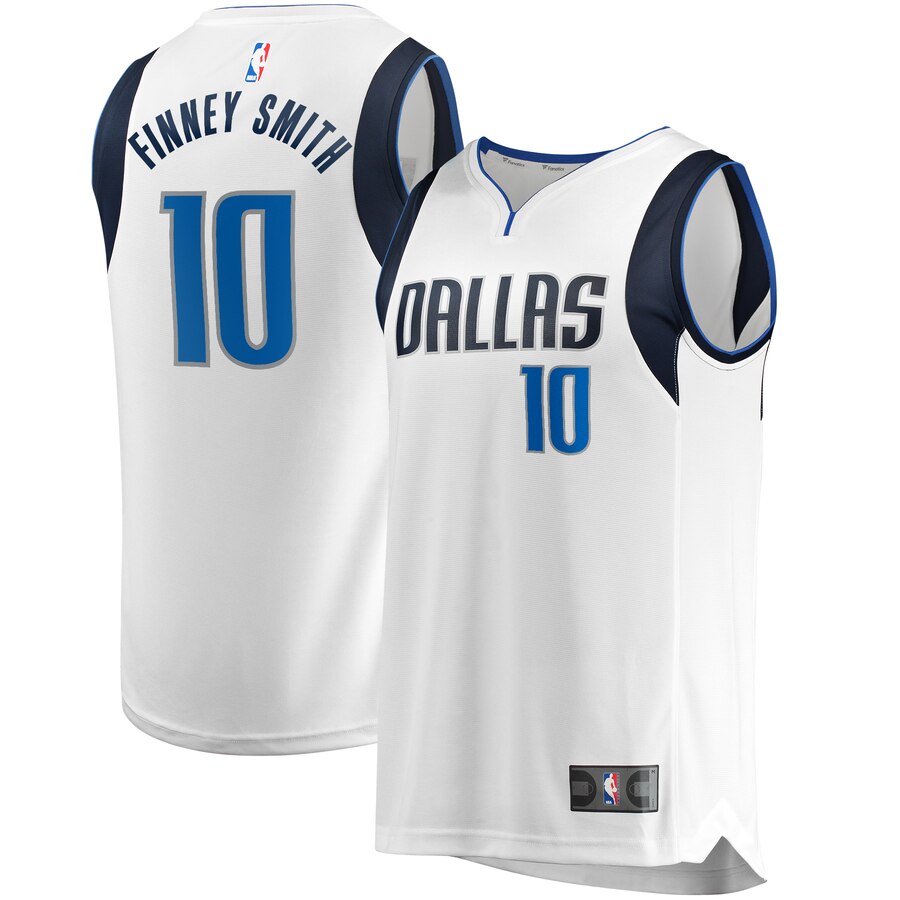 Dorian Finney-smith Dallas Mavericks Fanatics Branded Youth Fast Break Replica Player Basketball Jersey White - Association Edition