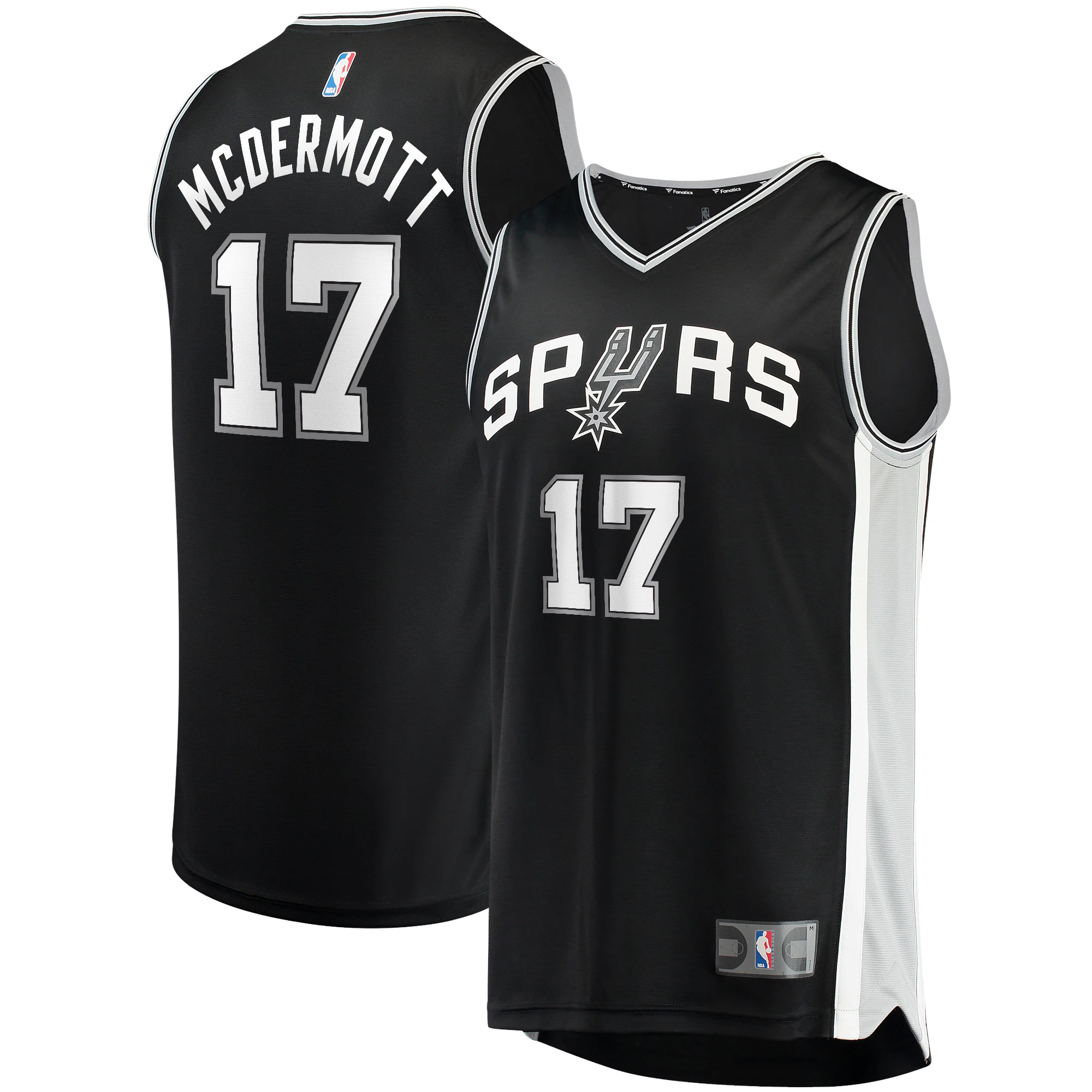 Doug Mcdermott San Antonio Spurs Fanatics Branded 2021/22 Fast Break Replica Basketball Jersey - Icon Edition - Black