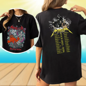 Alternative view of Metallica M72 World Tour 2025-2026 TShirt, Metallica M72 Tour Sweatshirt, Hoodie