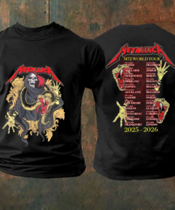 Alternative view of Metallica M72 World Tour 2025 - 2026 Tshirt, Australia Tour Tshirt