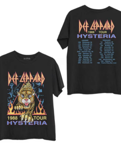 Def Leppard Hysteria 1988 Tour T-Shirt