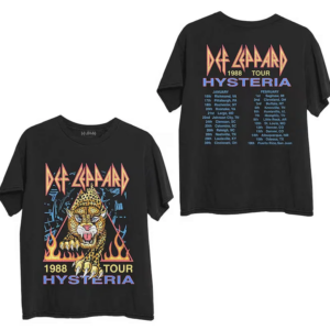 Def Leppard Hysteria 1988 Tour T-Shirt