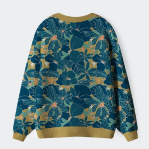 Alternative view of Blooming Flowers Ugly Cardigan Sweater