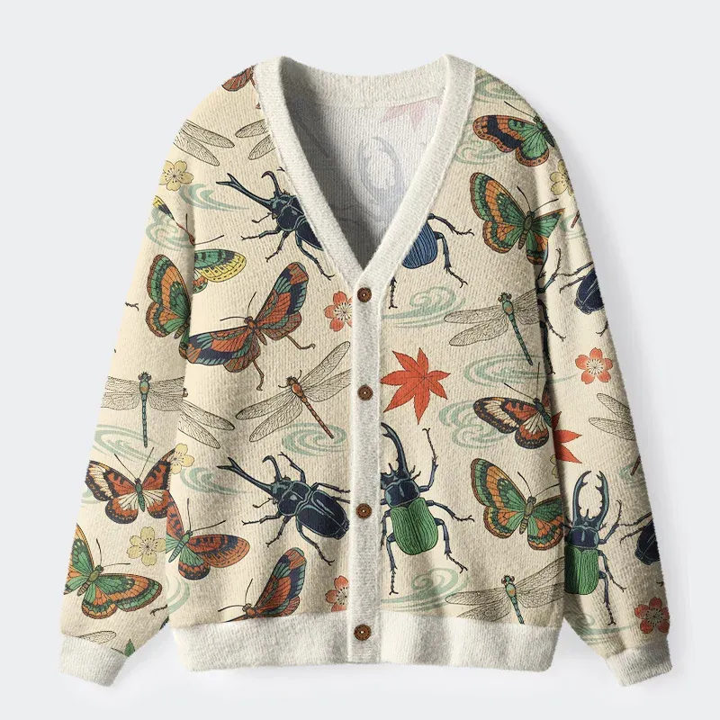Insect World Ugly Cardigan Sweater