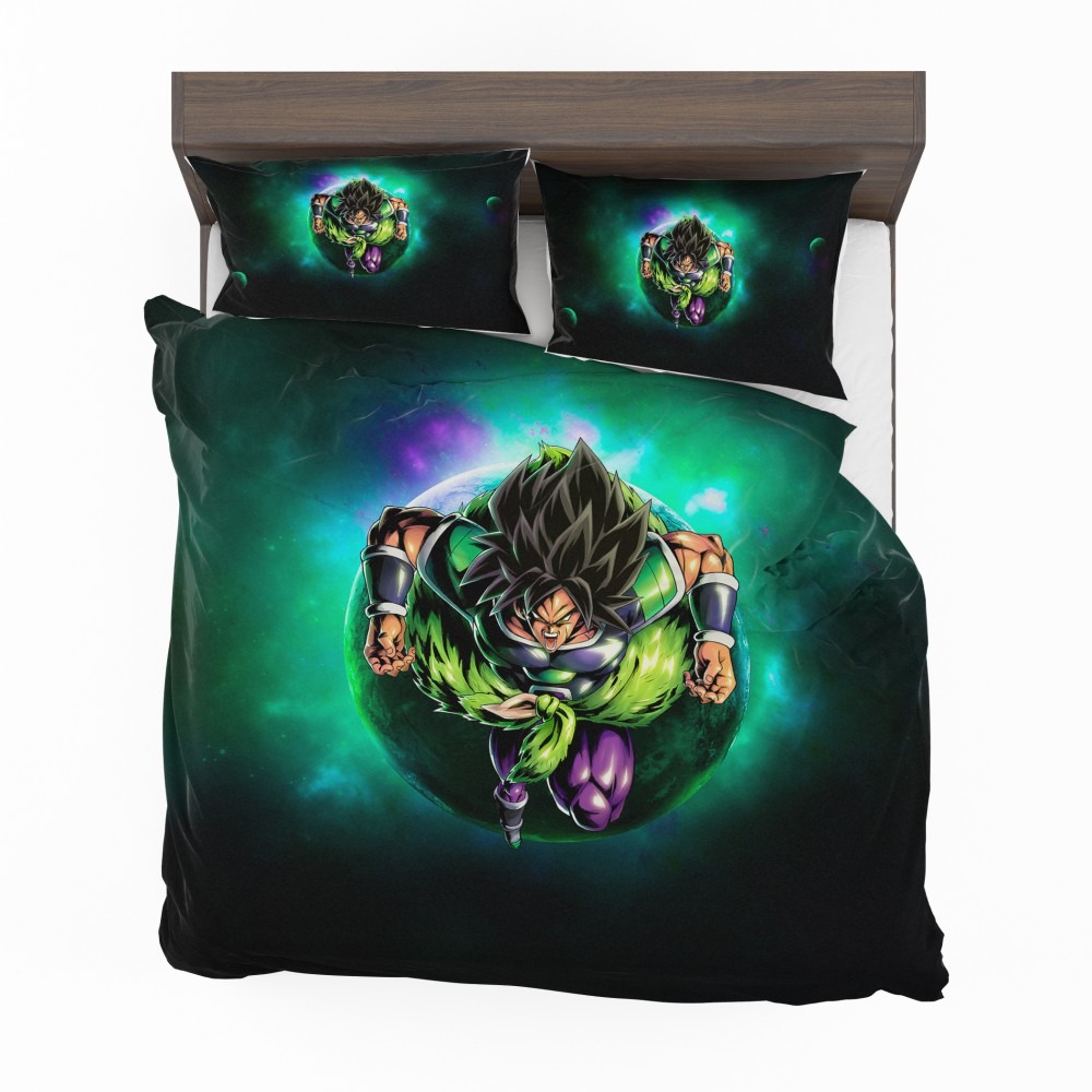Alternative view of Dragon Ball Super Broly Movie Bedding Set - Custom Bedding Set