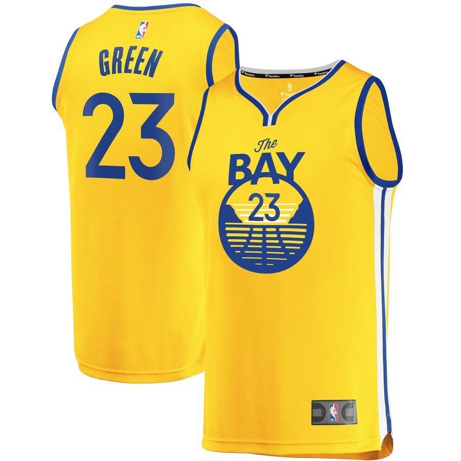 Draymond Green Golden State Warriors Fanatics Branded Fast Break Team Replica Basketball Jersey Gold – Statement Edition