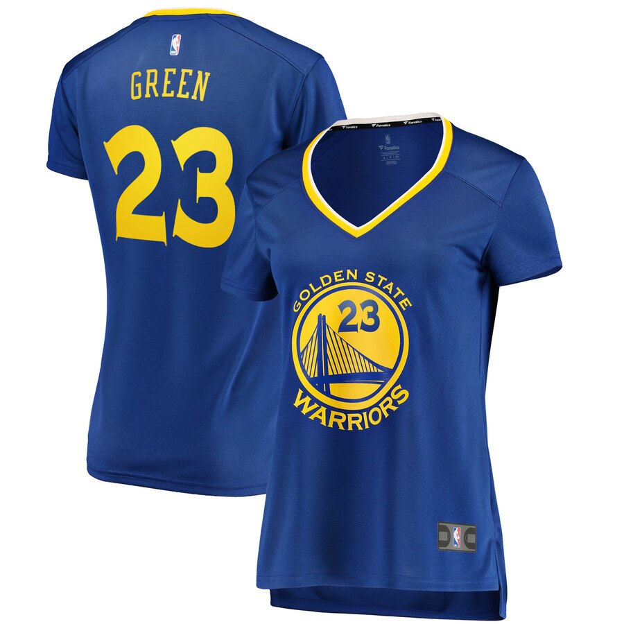 Draymond Green Golden State Warriors Fanatics Branded Women's Fast Break Replica Basketball Jersey Royal - Icon Edition