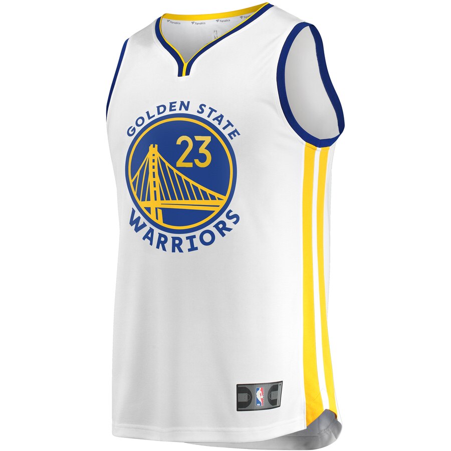 Alternative view of Draymond Green Golden State Warriors Fanatics Branded Youth Fast Break Player Replica Basketball Jersey - Association Edition - White