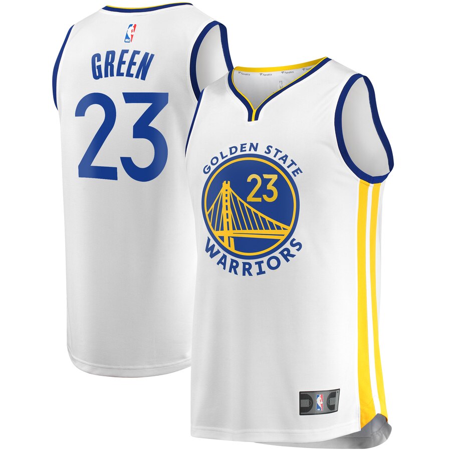Draymond Green Golden State Warriors Fanatics Branded Youth Fast Break Player Replica Basketball Jersey - Association Edition - White