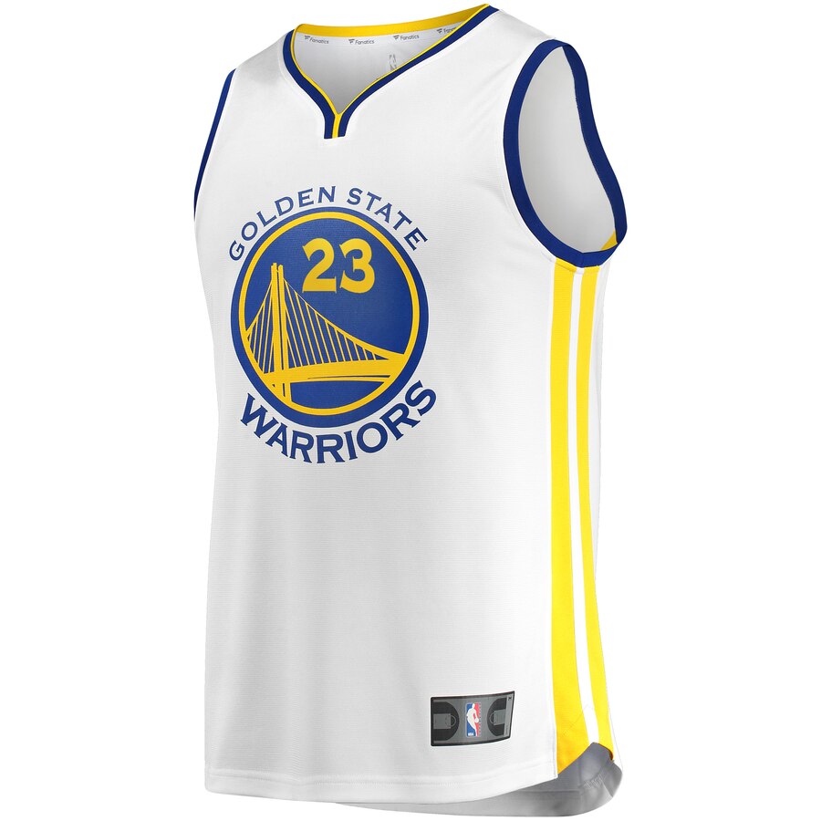 Alternative view of Draymond Green Golden State Warriors Fanatics Branded Youth Fast Break Replica Basketball Jersey White - Association Edition
