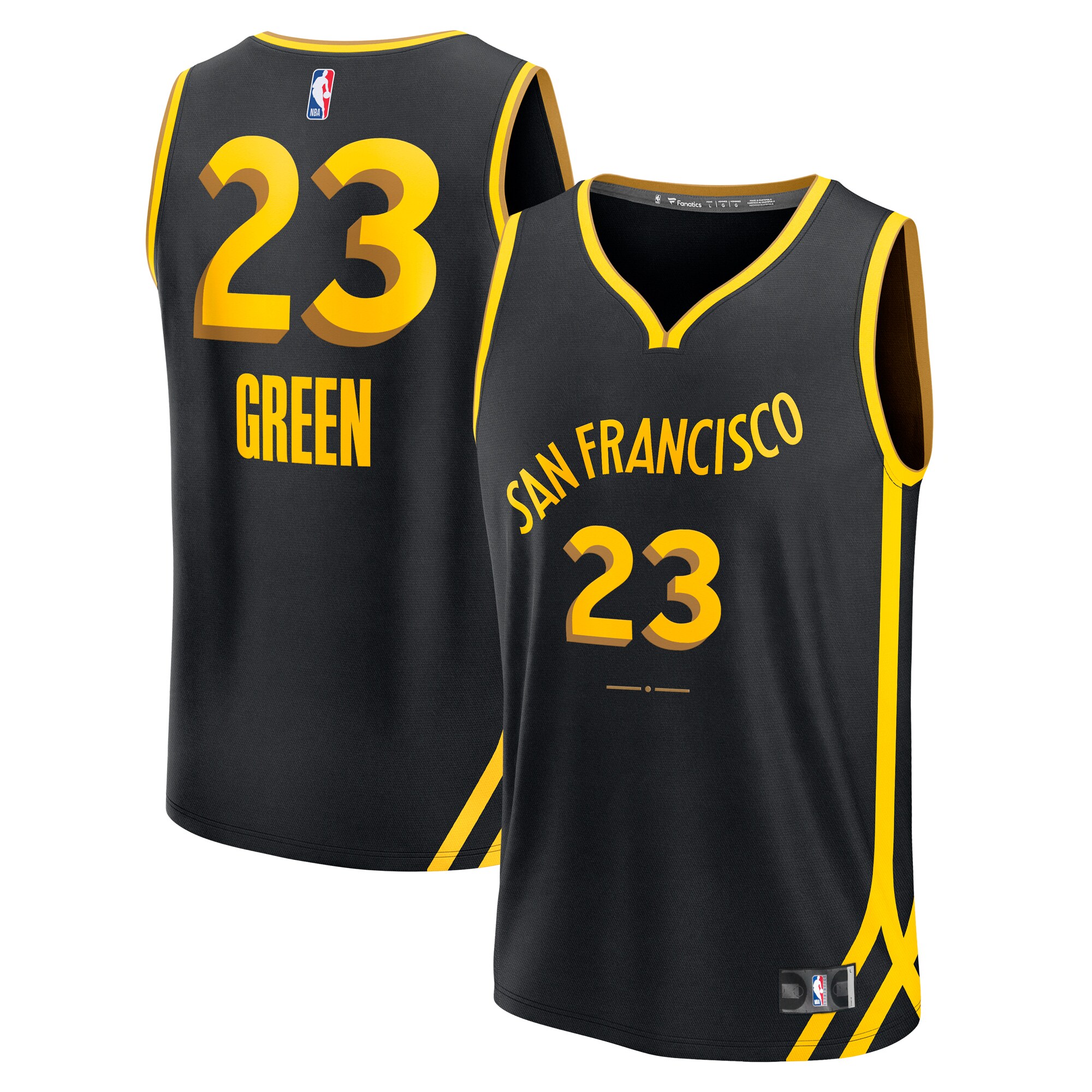 Draymond Green Golden State Warriors Fanatics Fast Break Basketball Jersey - Black - City Edition