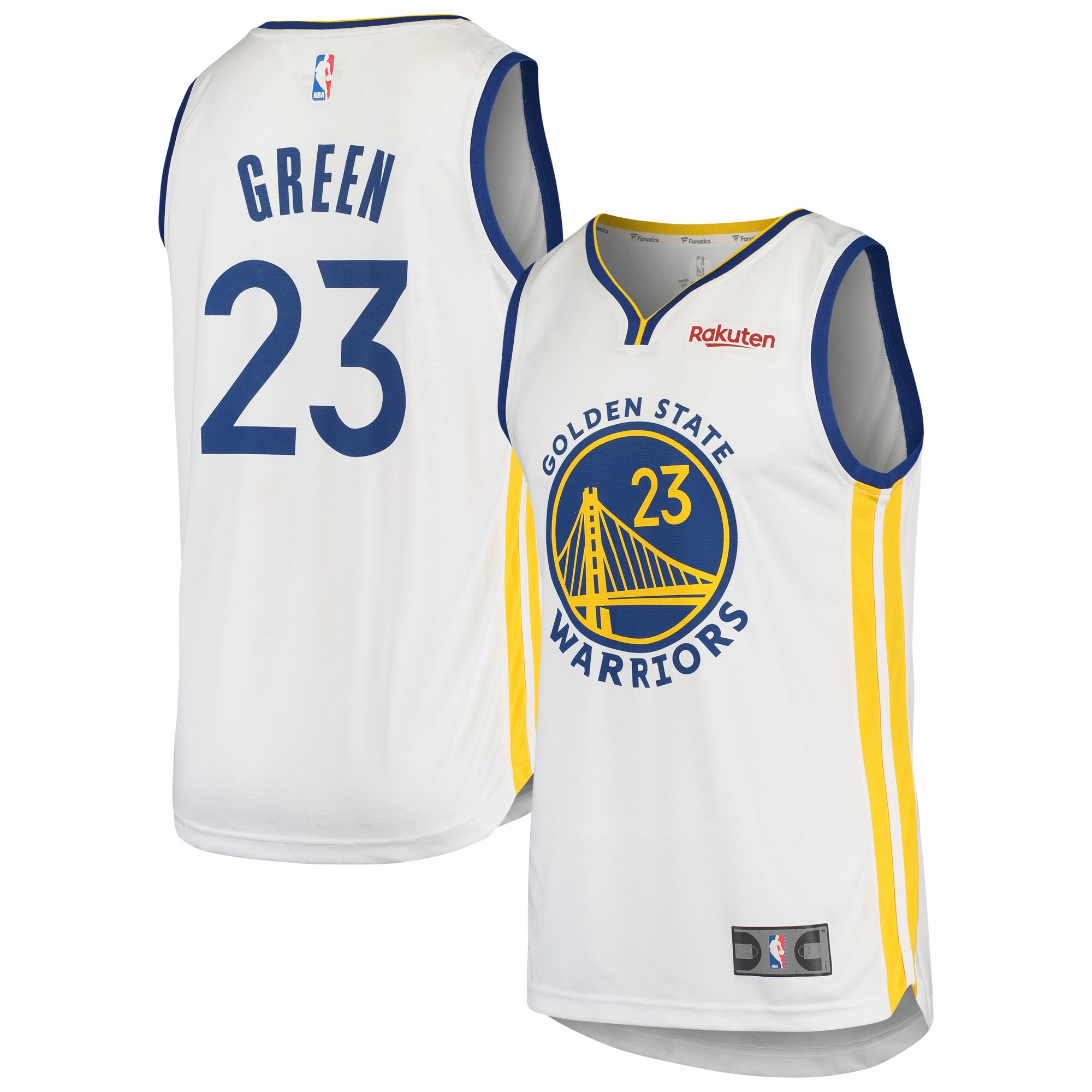Draymond Green Golden State Warriors Fanatics Fast Break Player Basketball Jersey - Association Edition - White