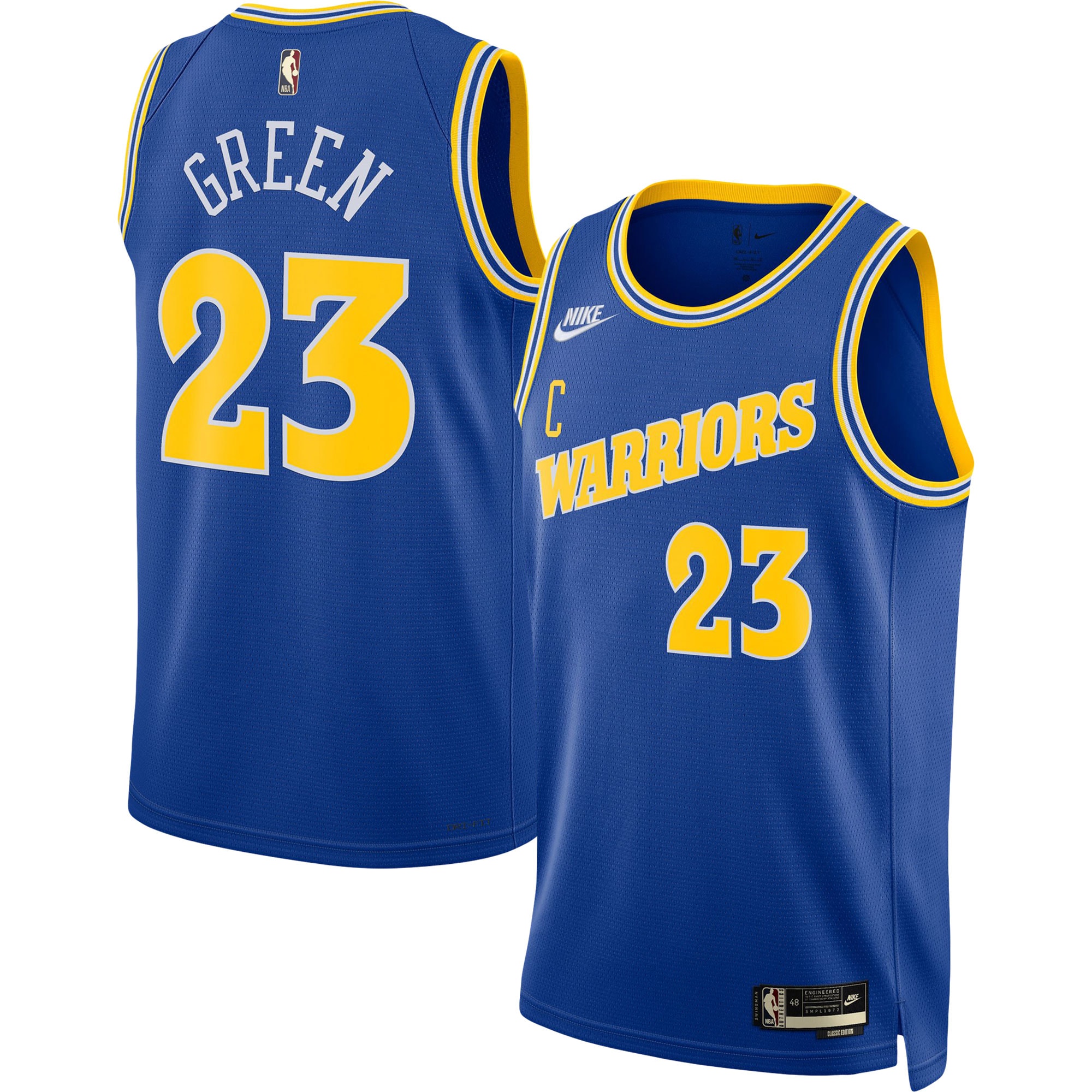 Draymond Green Golden State Warriors Swingman Basketball Jersey - Classic Edition - Blue