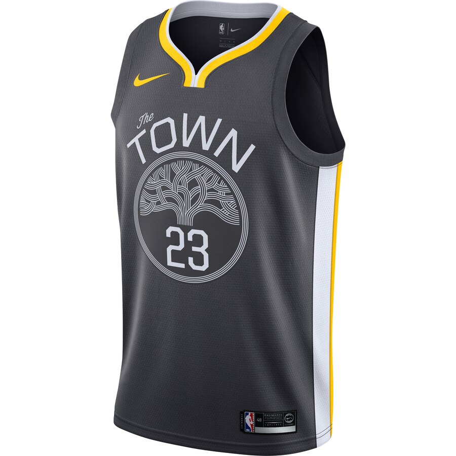 Alternative view of Draymond Green Golden State Warriors Swingman Basketball Jersey - Statement Edition - Black