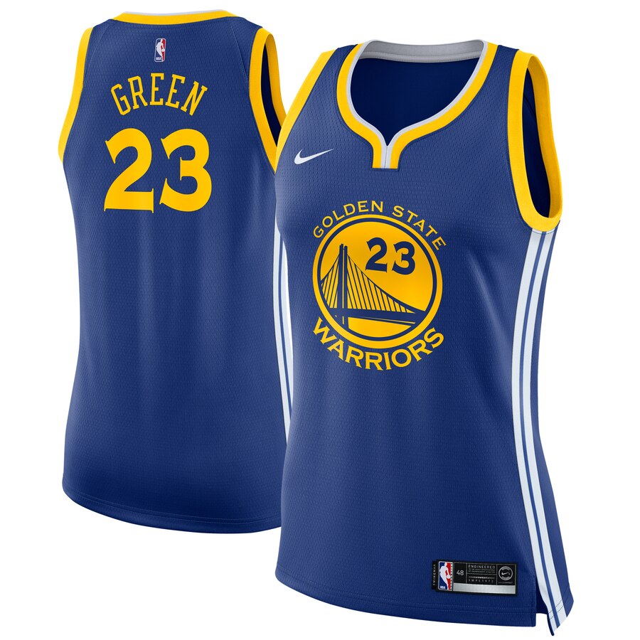 Draymond Green Golden State Warriors Women's Swingman Basketball Jersey Blue - Icon Edition
