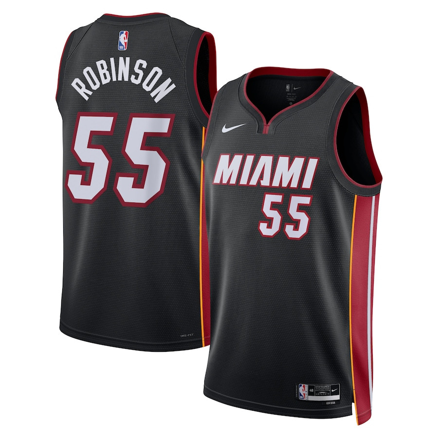 Duncan Robinson 55 Miami Heat Unisex Swingman Basketball Jersey - Icon Edition - Black - JS156 
