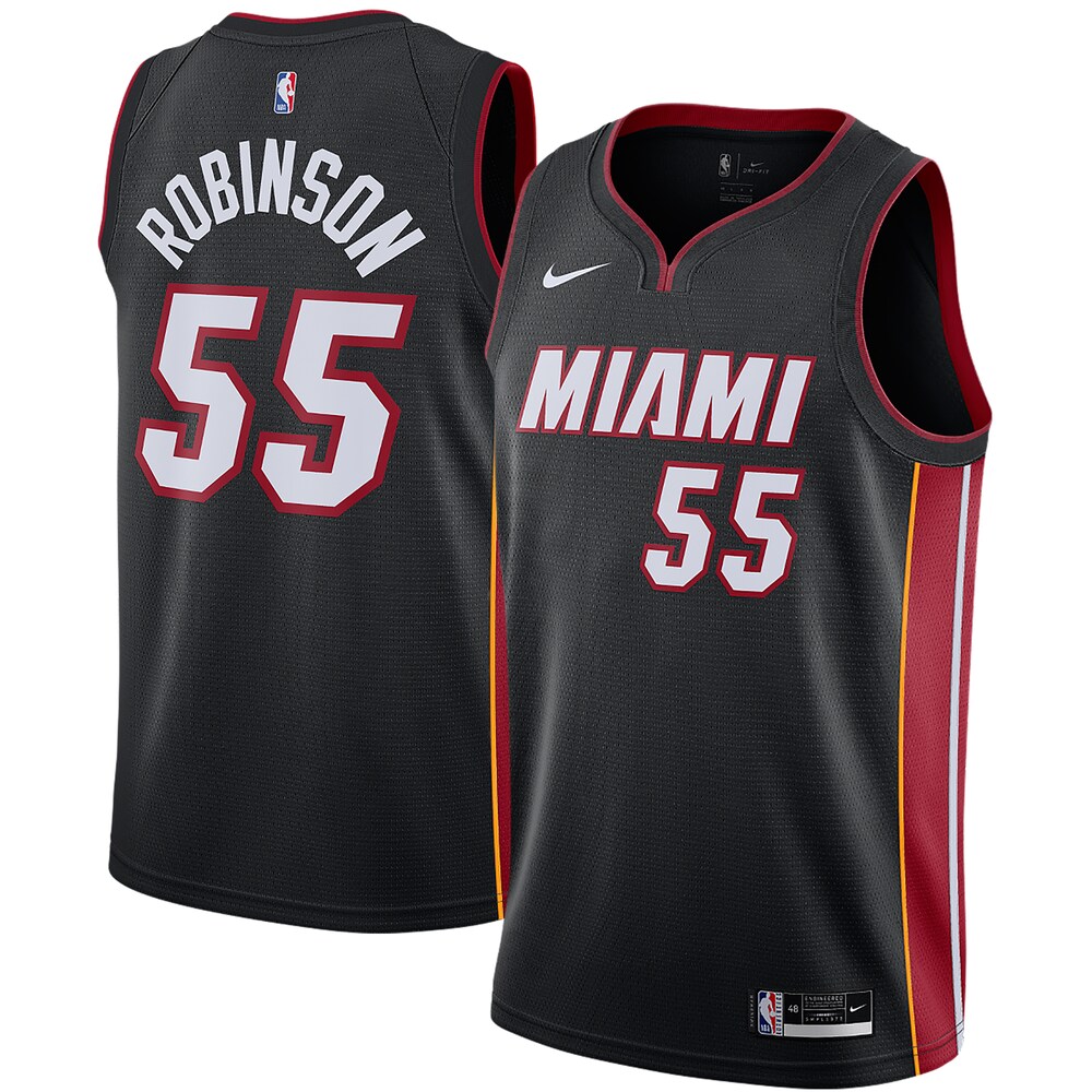 Duncan Robinson Miami Heat 2020/21 Swingman Basketball Jersey Black - Icon Edition