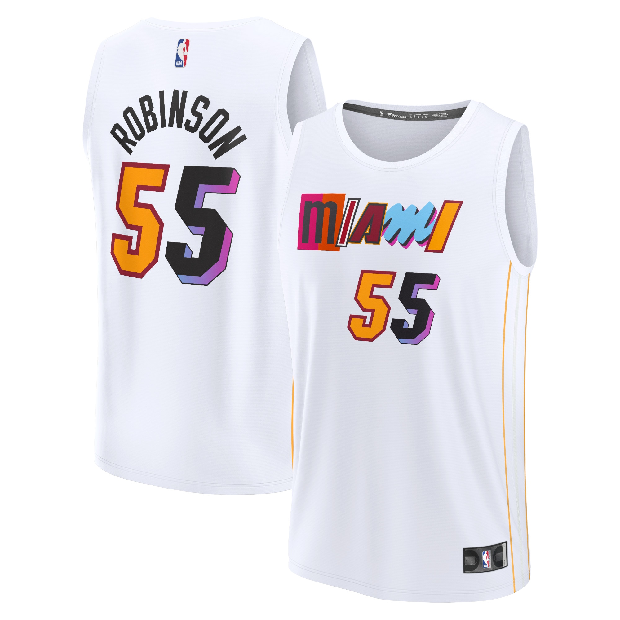 Duncan Robinson Miami Heat Fanatics Branded 2022/23 Fastbreak Basketball Jersey - City Edition - White
