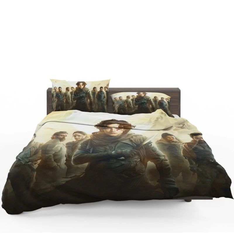 Dune Movie Timothee Chalame Javier Bardem Bedding Set - Custom Bedding Set