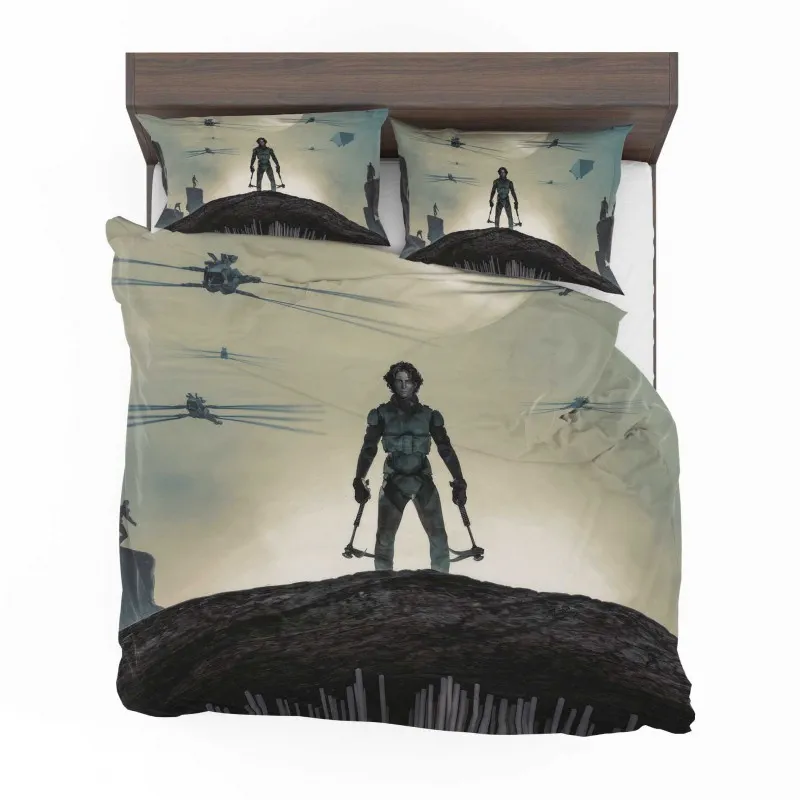 Alternative view of Dune Part 2 Poster Art Unleashed Bedding Set - Custom Bedding Set