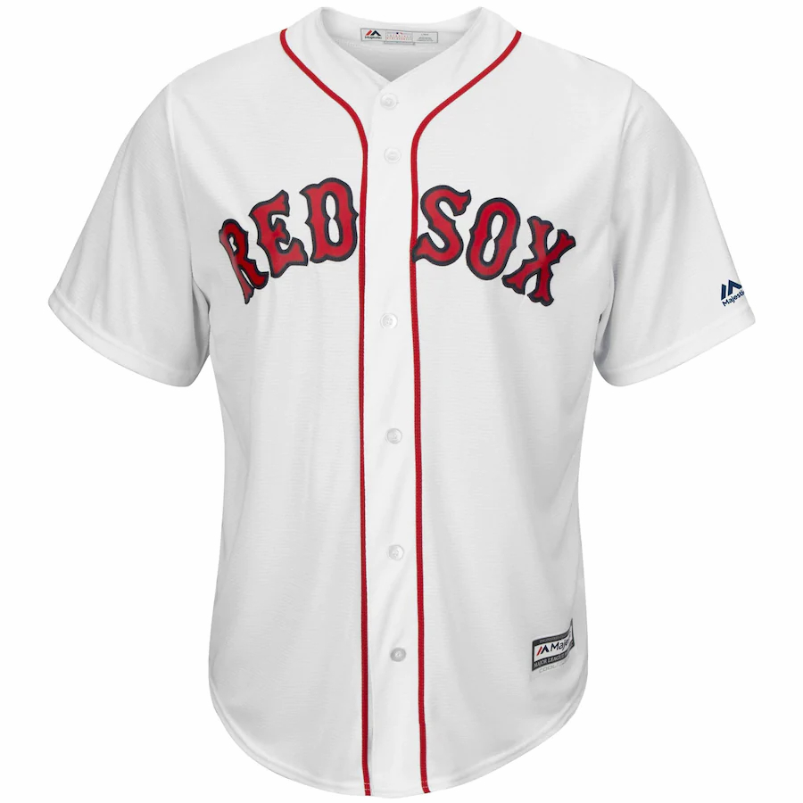 Alternative view of Dustin Pedroia Boston Red Sox Majestic Home Official Cool Base Replica Player Jersey - White