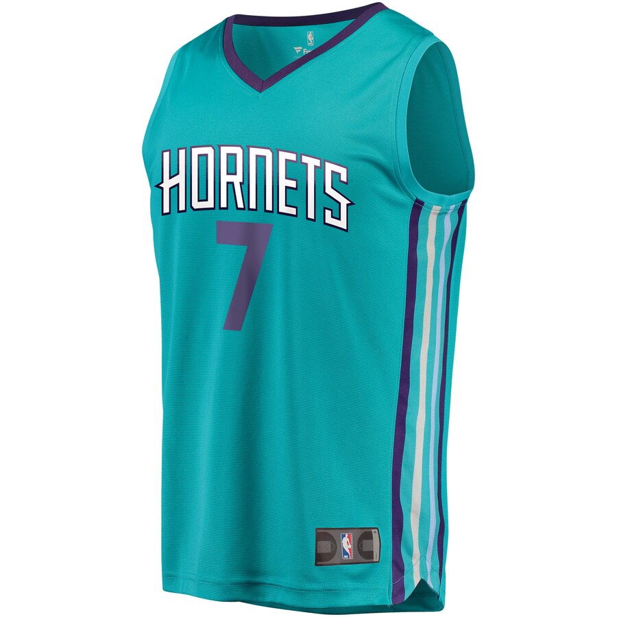Alternative view of Dwayne Bacon Charlotte Hornets Fanatics Branded Fast Break Replica Player Basketball Jersey - Icon Edition - Teal
