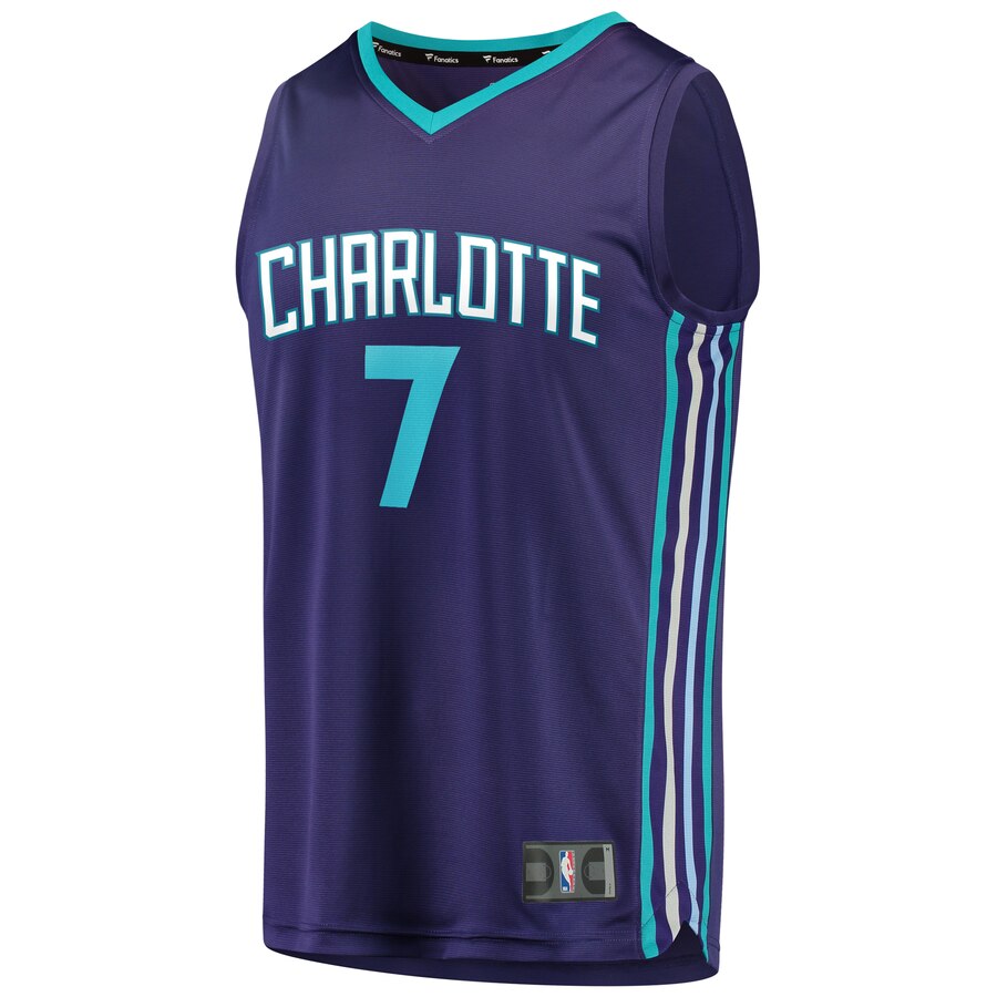 Alternative view of Dwayne Bacon Charlotte Hornets Fanatics Branded Youth Fast Break Replica Player Basketball Jersey - Statement Edition - Purple