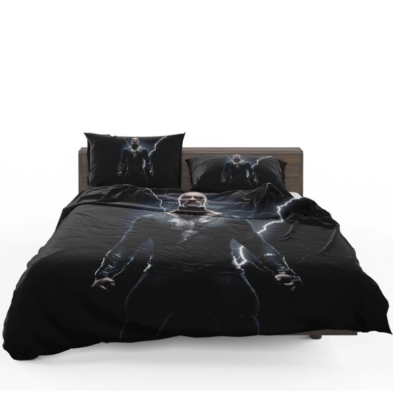 Dwayne Johnson In Black Adam DC Movie Bedding Set - Custom Bedding Set
